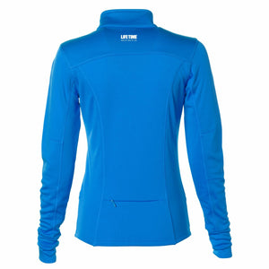 Women's Ltwt Tech Fleece Zip Jacket -Aster Blue- Embroidery