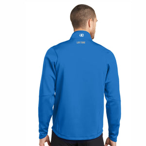 Men's OGIO Tech Zip Jacket -Electric Blue- Embroidered