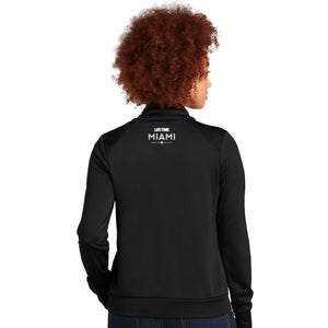 Women's New Era Zip Cowl Jacket -Black- Embroidery