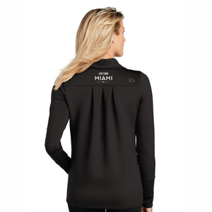 Women's OGIO Cowl Jacket -Blacktop- 2023 Finisher Embroidery