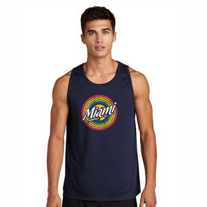 Men's Tech Tank -Navy- Retro