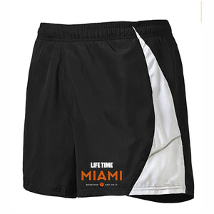 Men's Running Shorts -Black/White- Logo