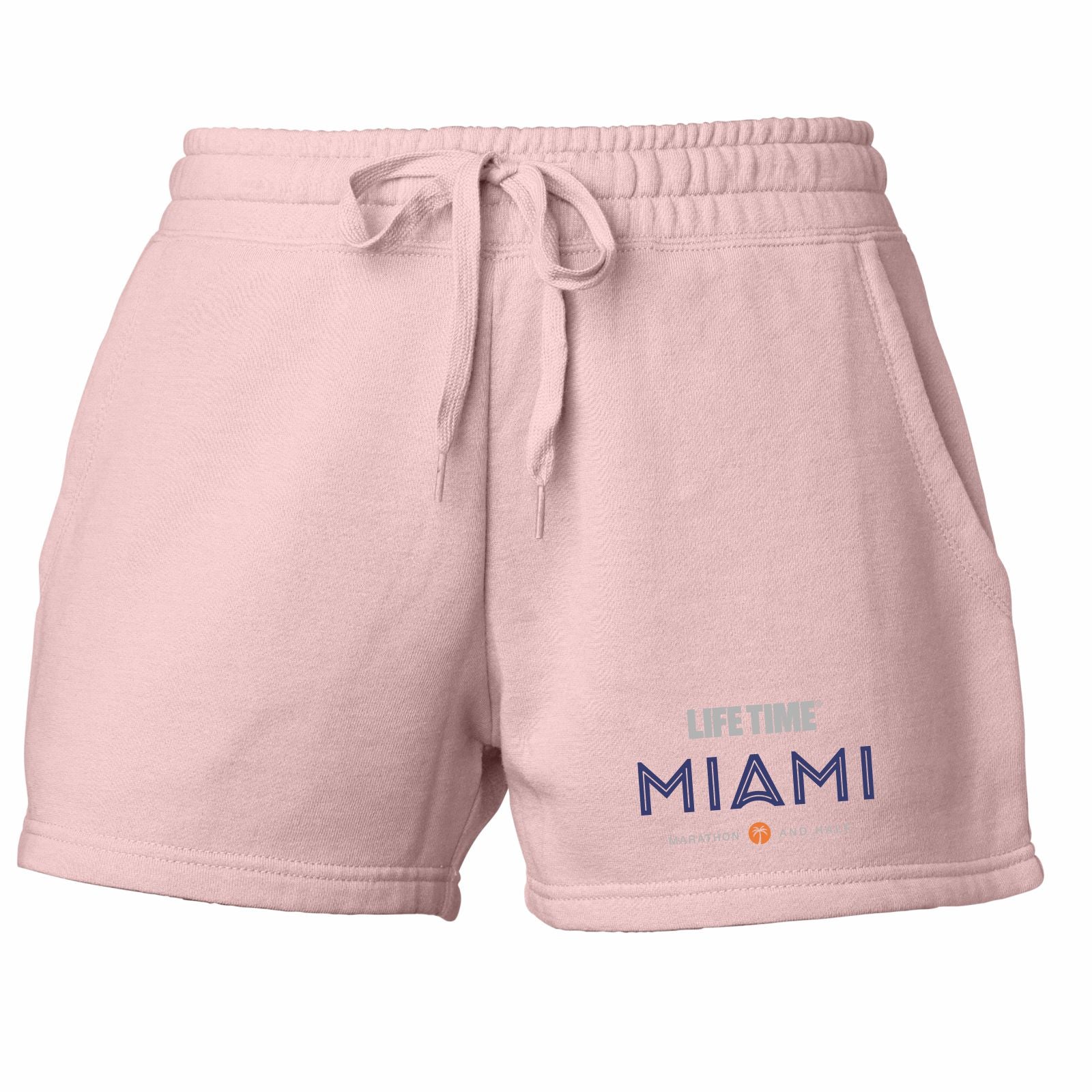 Women's Fleece Shorts -Blush- Logo