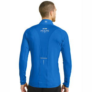 Men's 1/4 Zip -Electric Blue- 2024 Finisher Embr