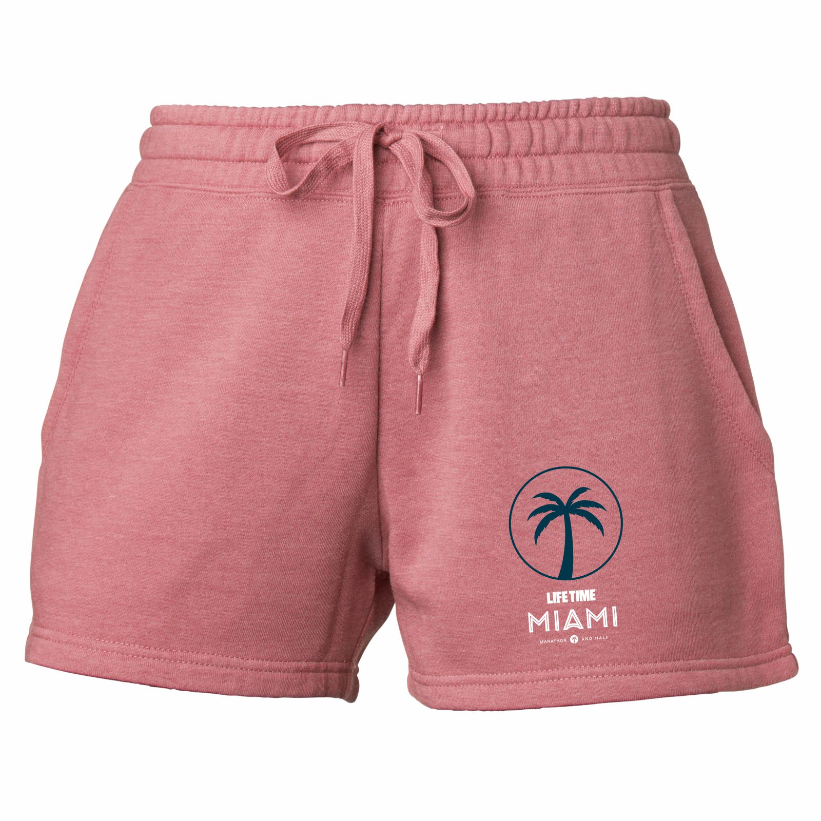 Women's Fleece Shorts -Dusty Rose- Palm